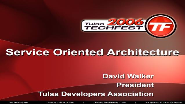 Service Oriented Architecture - Association for Systems Management - 10/04/2006